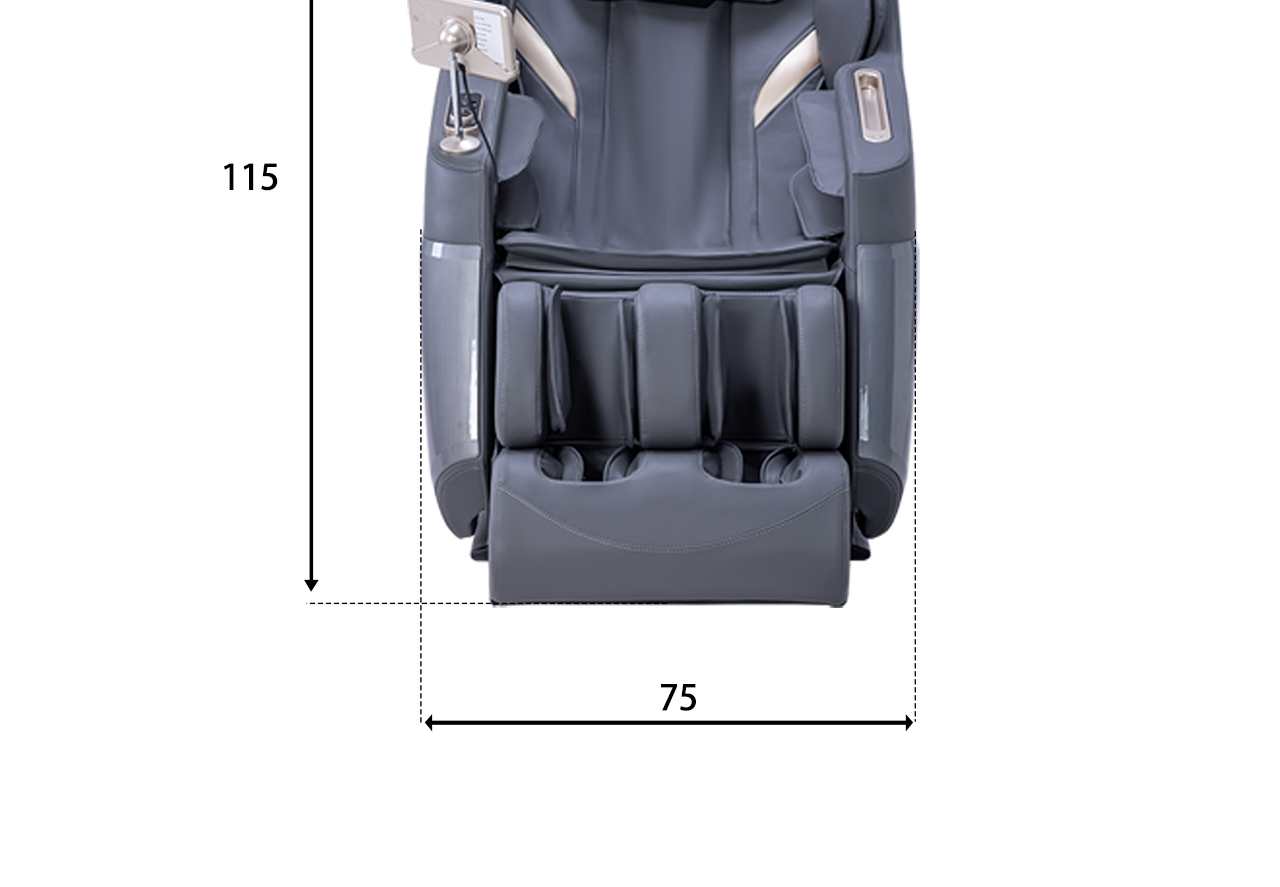 massage chair size