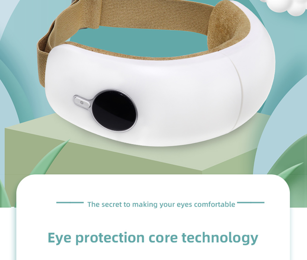  three-layer air bag eye massager