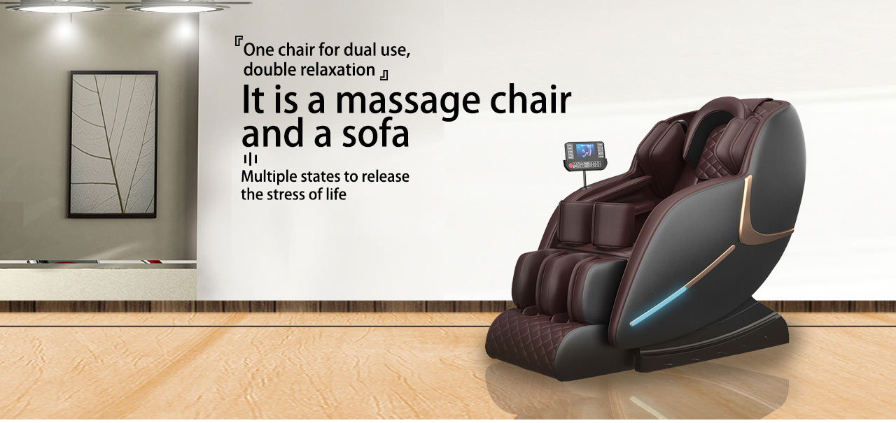 black PU leather new design massage chair